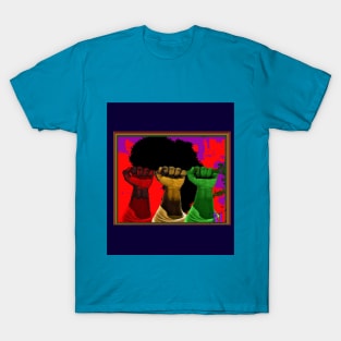 Pan-African- Blood, People, Nature, and Richness Strength T-Shirt